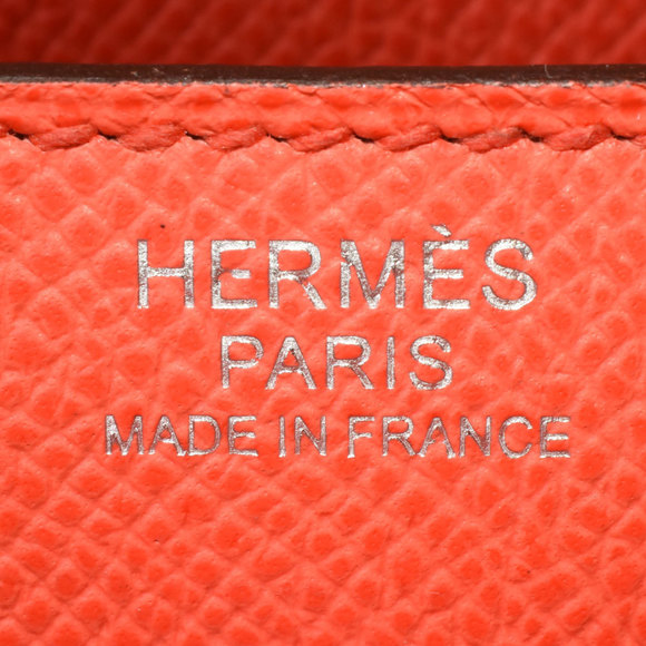 HERMES Constance 3 24 Rose Texas Vaux Epson Y stamped silver lacquer hardware... - Picture 6 of 7